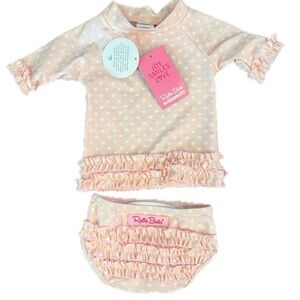 Ruffle butts 6-12 month new swimsuit two piece